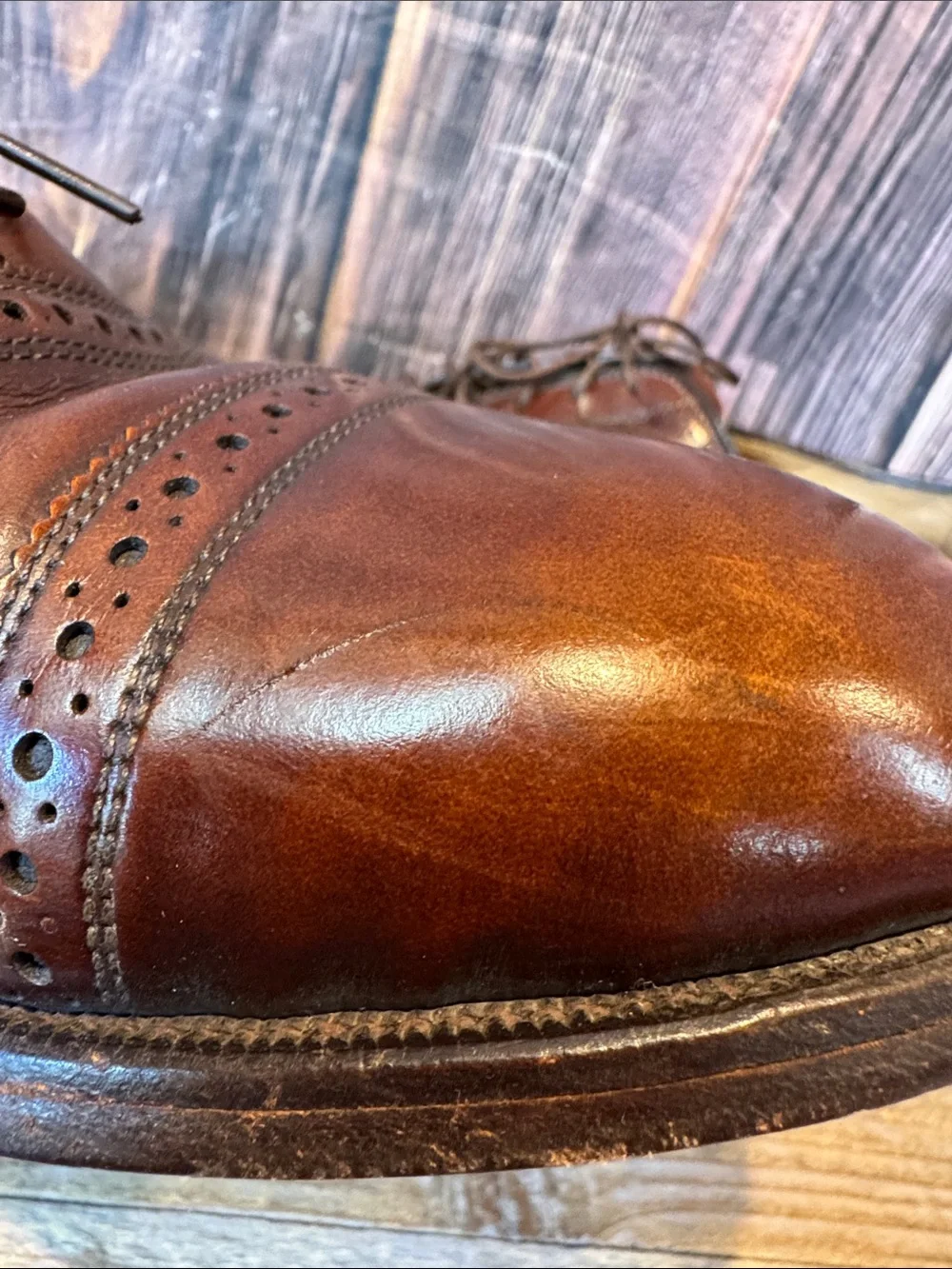 Strand Shell Cordovan Cap-toe Oxford Dress Shoe